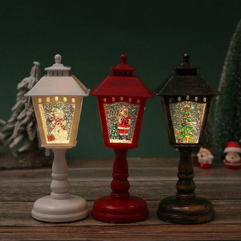 Christmas Snow Globe Lantern - Swirling Snow, Soft Light & Holiday Music 7