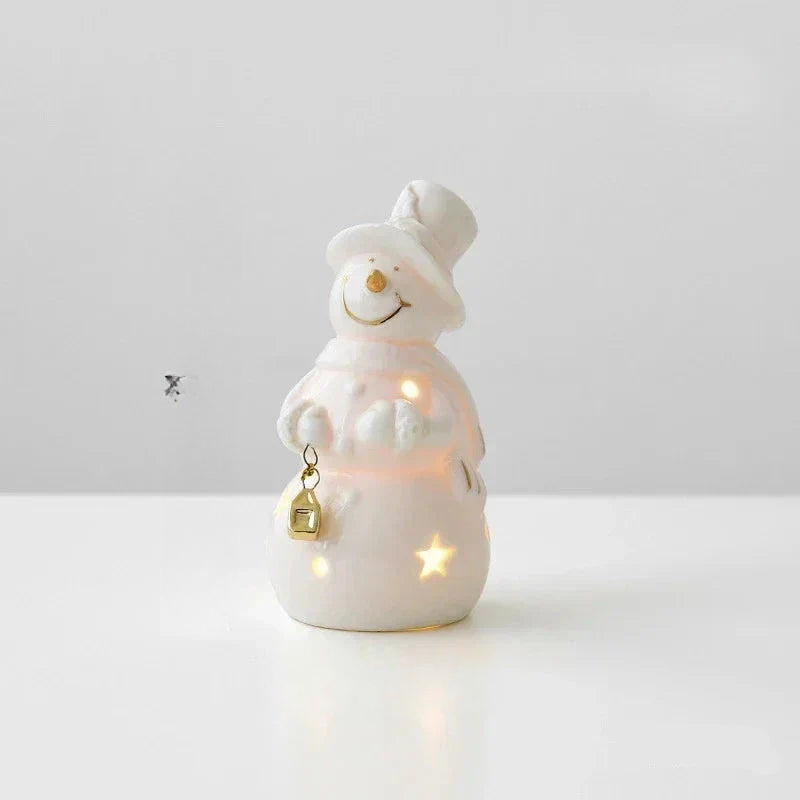 Christmas Snowman Decoration Illuminated Warm White Light 7