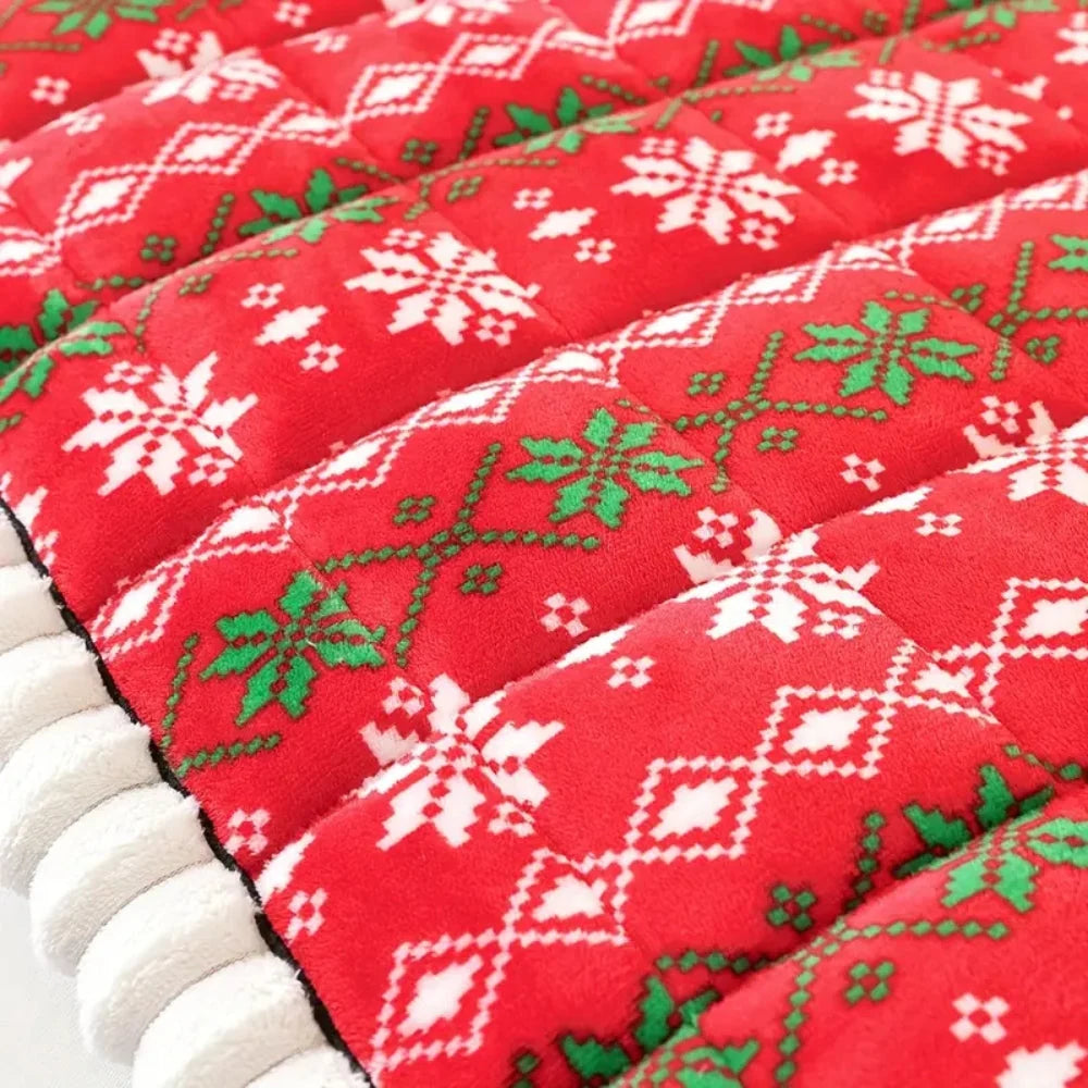 Christmas Sofa Cushion - Padded Winter Pattern for Comfort & Protection 5