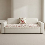 Christmas Sofa Cushion Padded Quilted Winter Pattern 1
