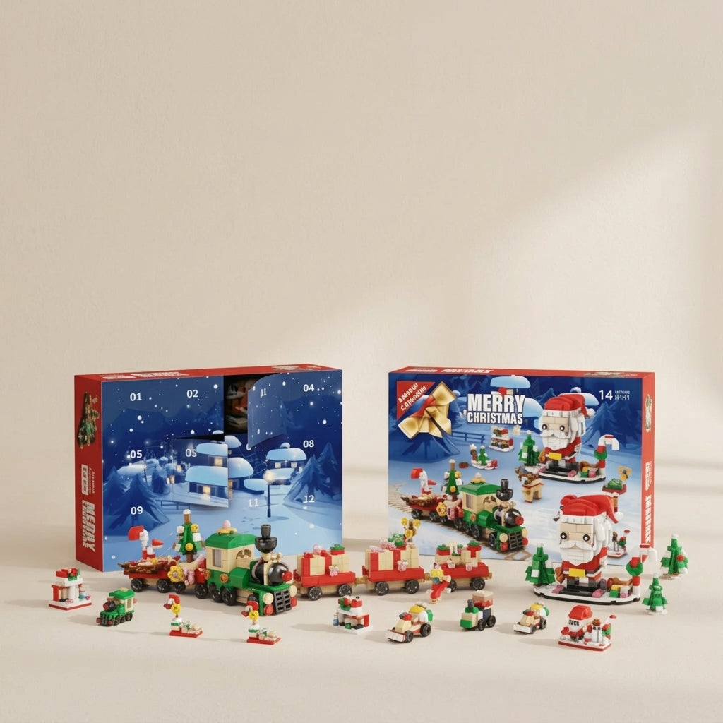 Christmas Tree Building Set for Kids, 12-Day Holiday Kit 1