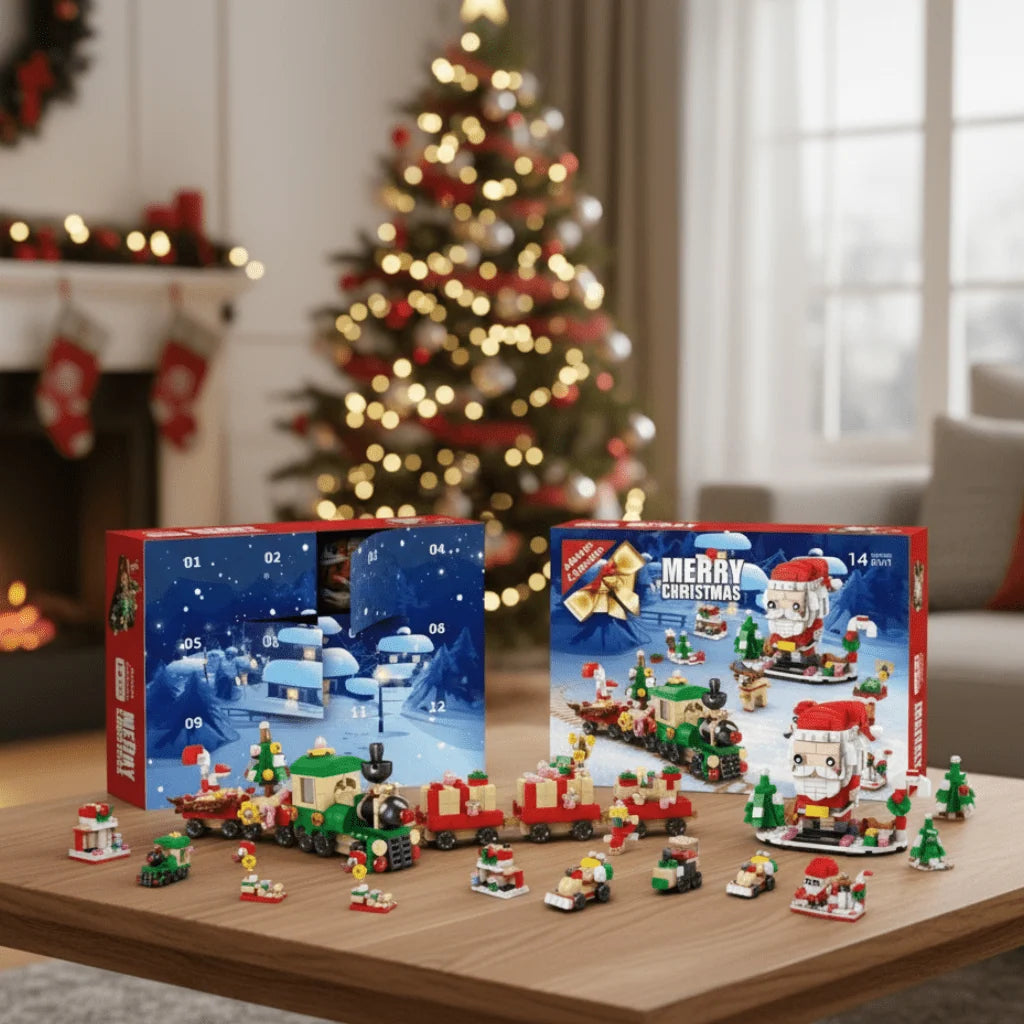 Christmas Tree Building Set for Kids, 12-Day Holiday Kit 2