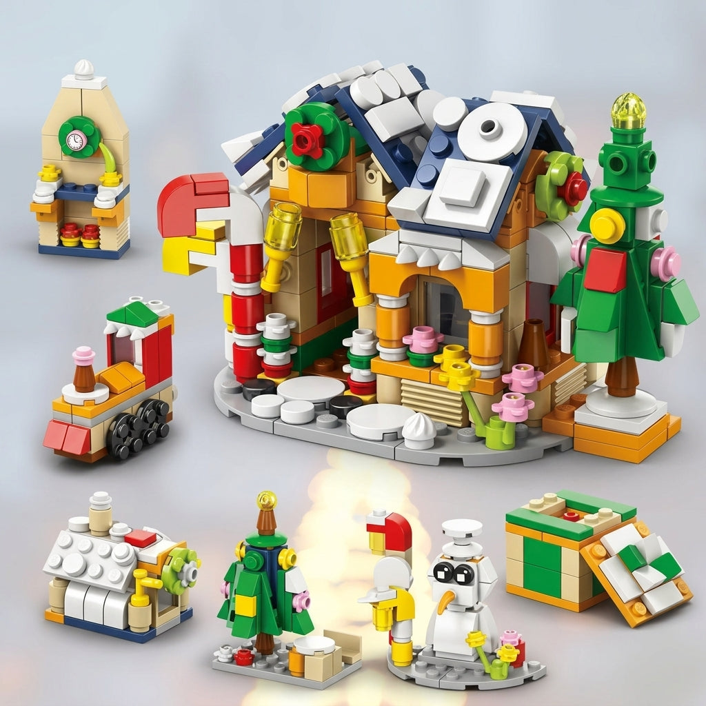 Christmas Tree Building Set for Kids, 12-Day Holiday Kit 3