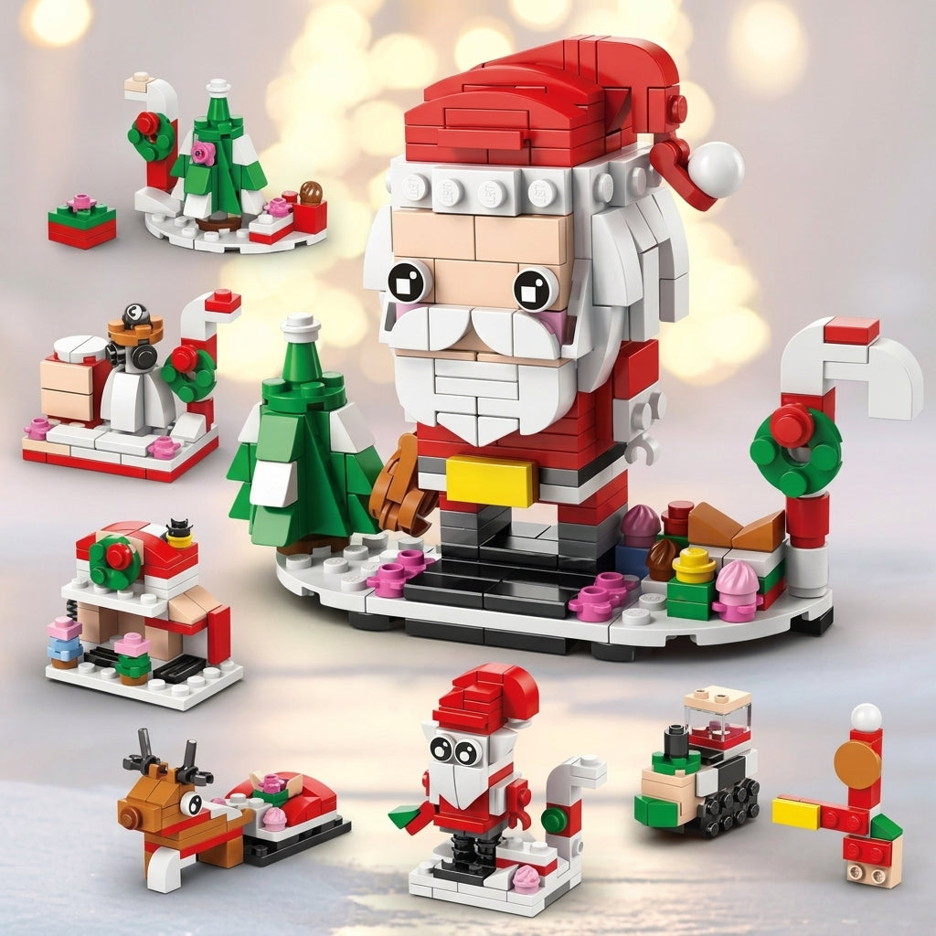 Christmas Tree Building Set for Kids, 12-Day Holiday Kit 4