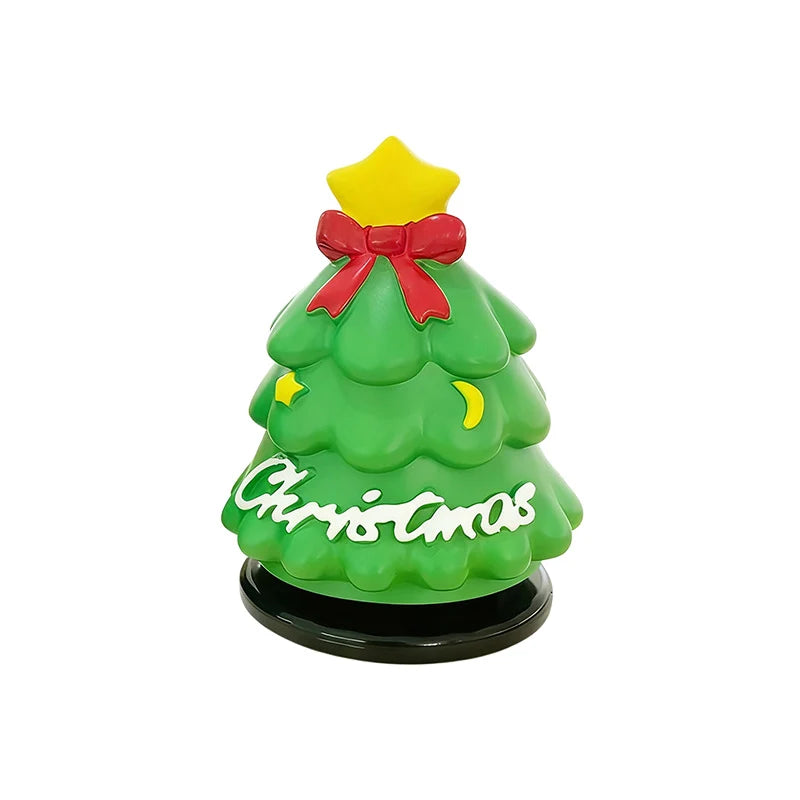 Christmas Tree Toothpick Holder - Durable Plastic Storage for Toothpicks, Cotton Swabs, and Small Items - Stable Base Design 5