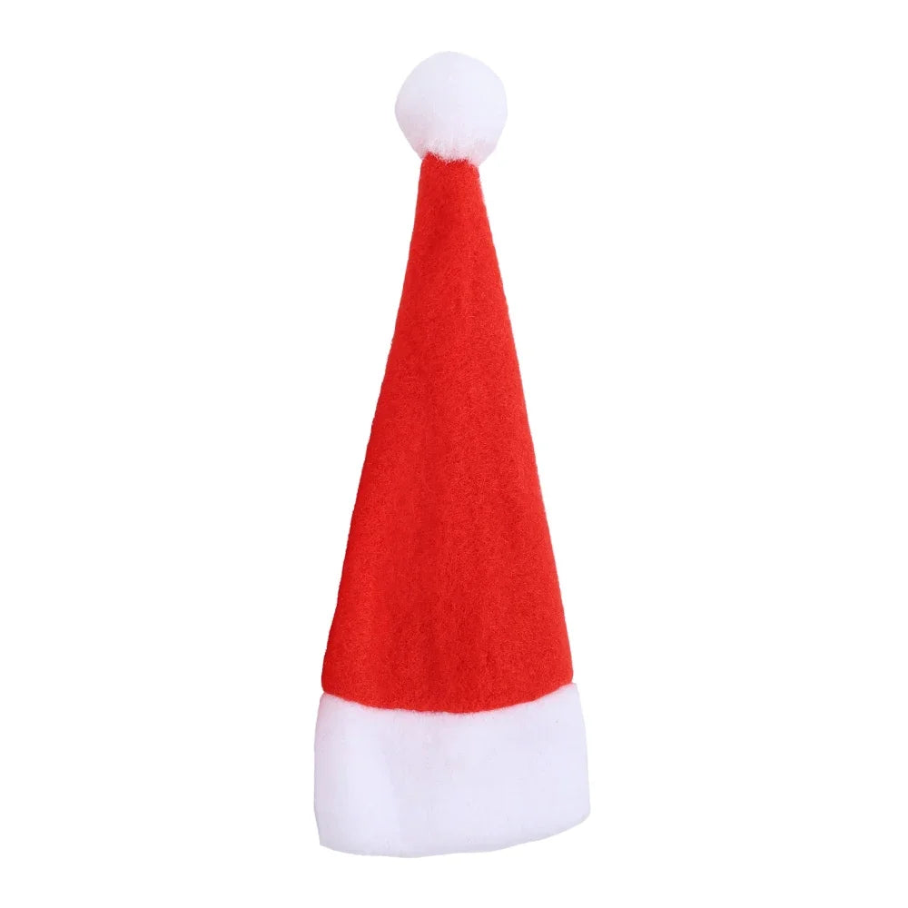 Christmas Wine Bottle Covers - Festive Velvet Set for Holiday Decor 5