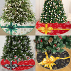 Christmas Wrapping Paper Roll with Red Snowflake Design and Black White Plaid Ribbon – Durable Gift Wrap for Festive Occasions 1