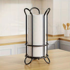 ChromeHaven Toilet Paper Holder - Elegant Design & Space-Saving Storage 7