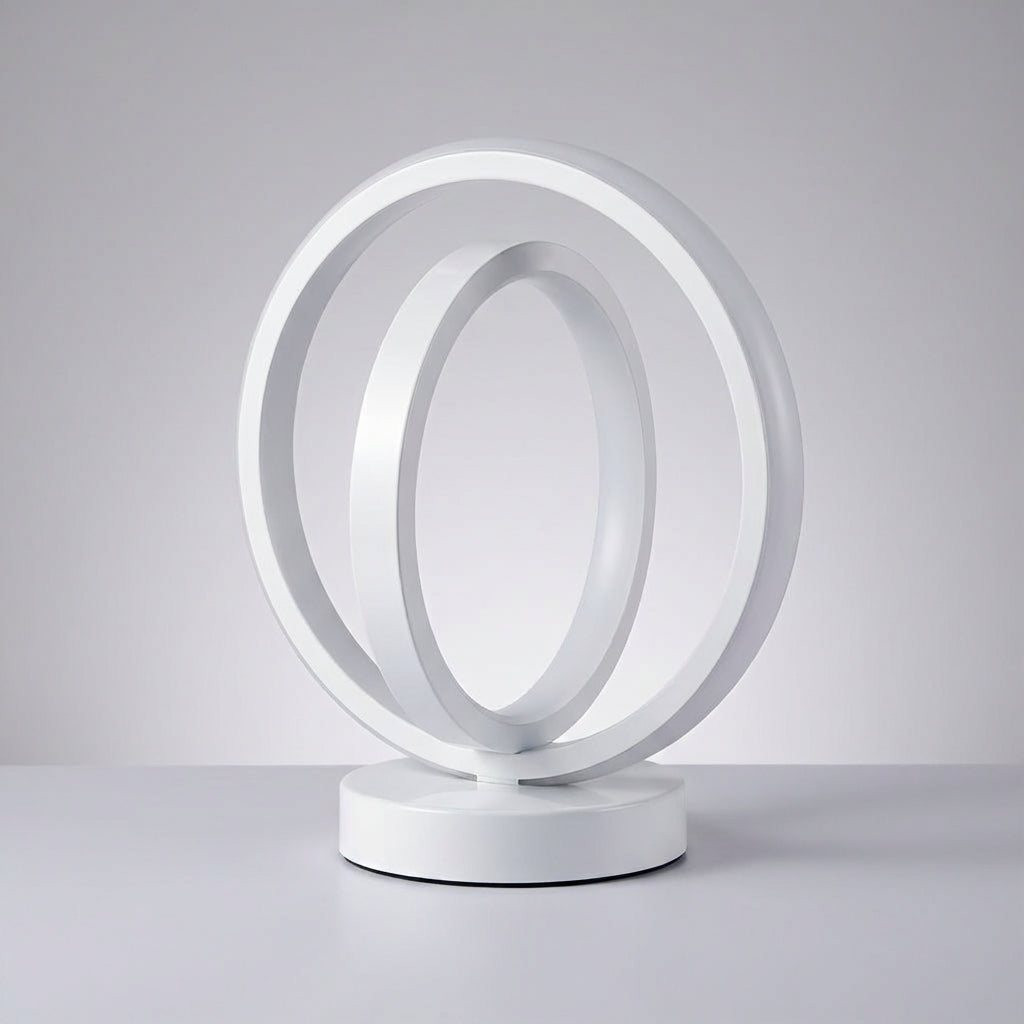 Circular Accent Lamp - Adjustable Brightness for Stylish Ambient Lighting 0
