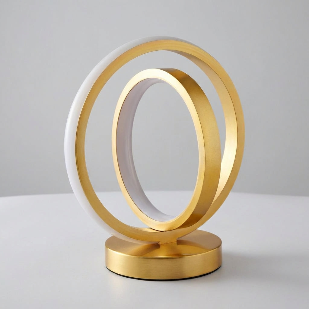 Circular Accent Lamp - Adjustable Brightness for Stylish Ambient Lighting 2