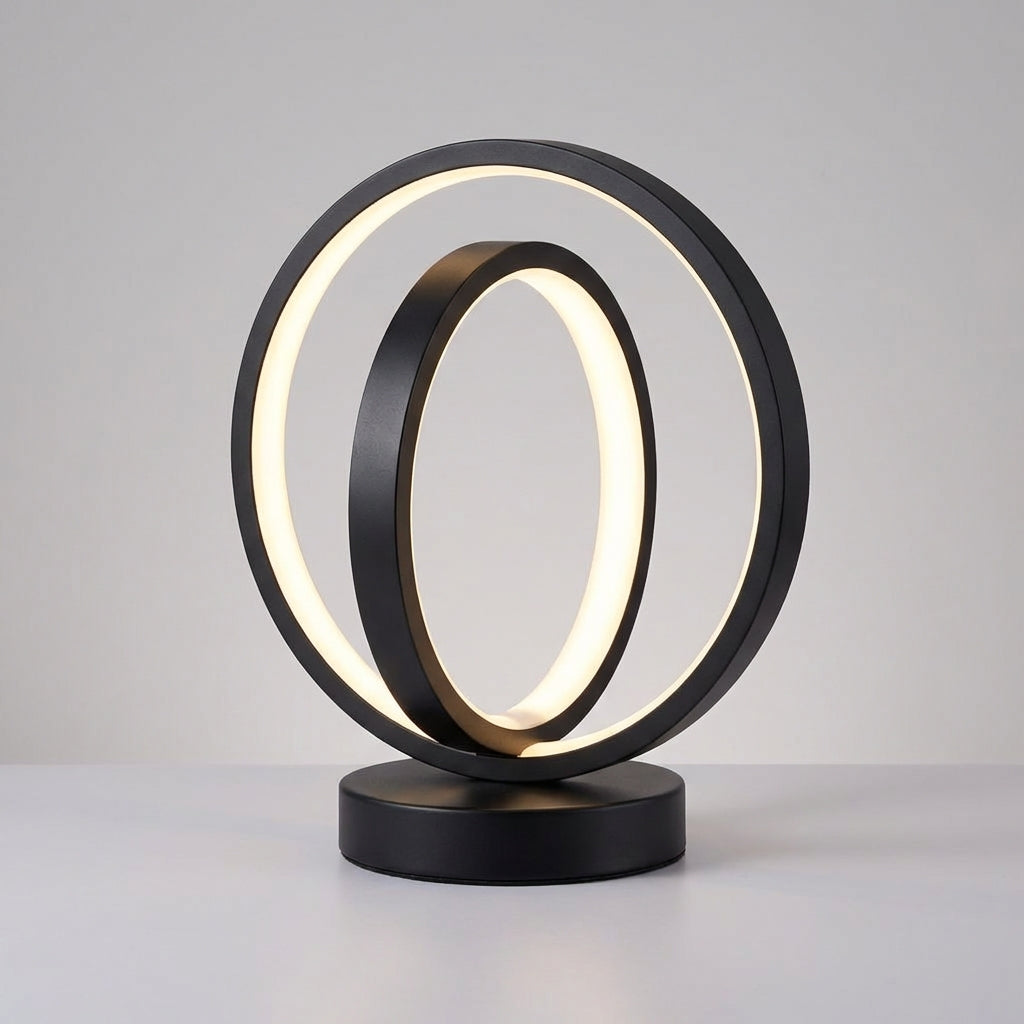 Circular Accent Lamp - Adjustable Brightness for Stylish Ambient Lighting 4