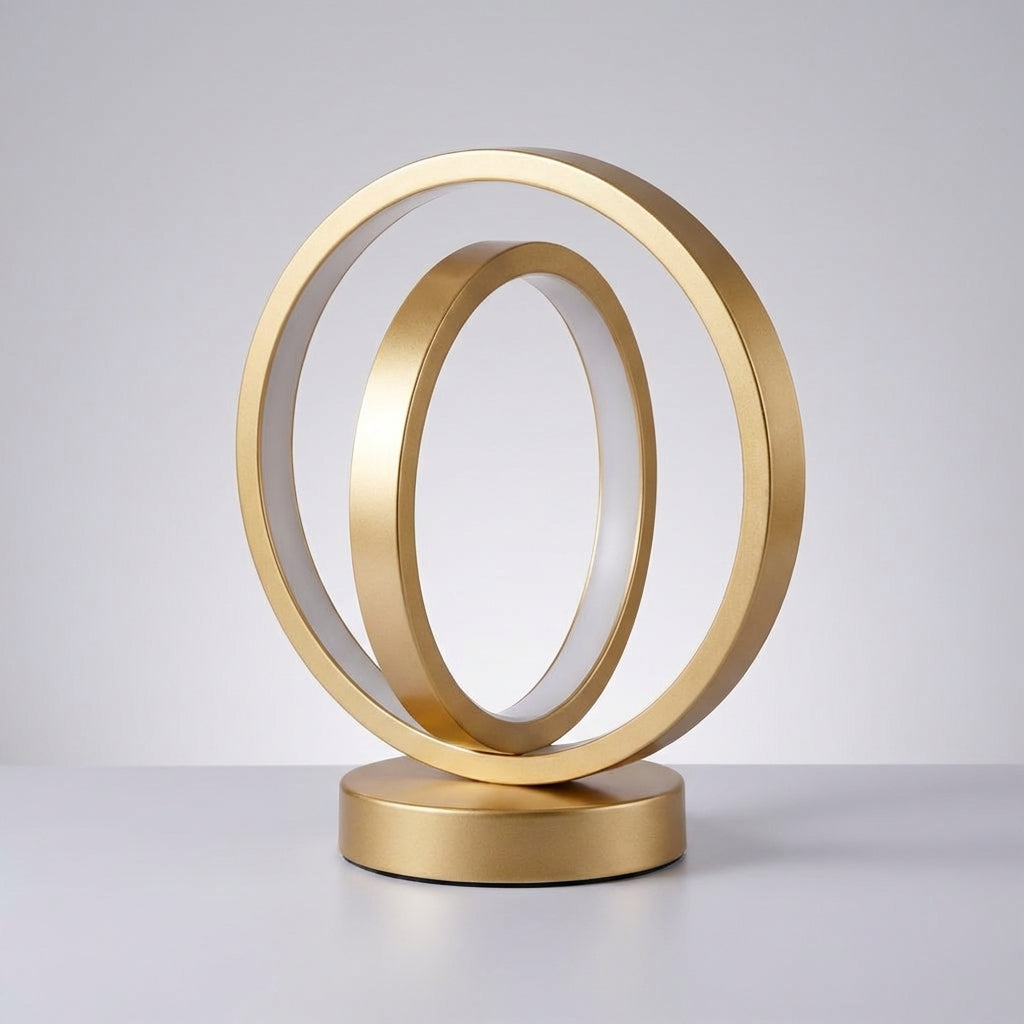 Circular Accent Lamp - Adjustable Brightness for Stylish Ambient Lighting 5