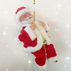 Climbing Rope Santa Ornament - Battery-Powered Christmas Tree Decoration 1