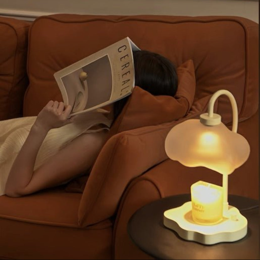 Cloud Candle Warmer Lamp - Adjustable Brightness & Timer Feature 2