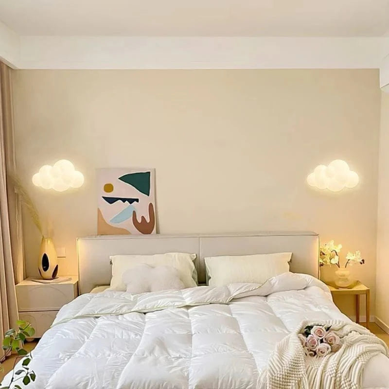 Cloud and Star Wall Light Sconce – Energy-Efficient LED Nursery Decor for Kids' Rooms and Playrooms 3