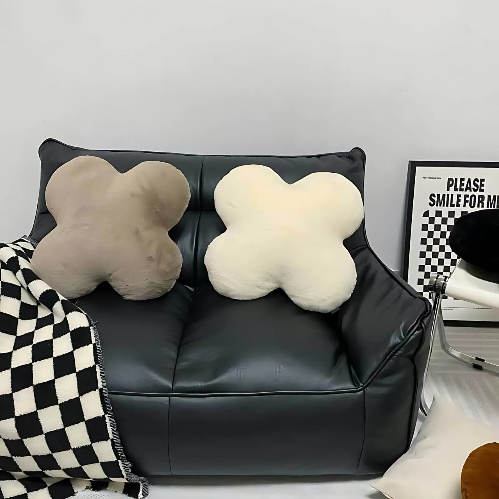 Clover Plush Cushion Pillow - Soft & Playful Accent for Sofa & Bed 1