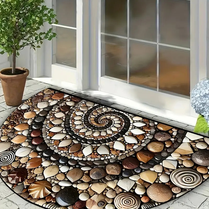 Coastal Doormat - Ocean-Inspired Non-Slip Welcome Mat for Entryways 0