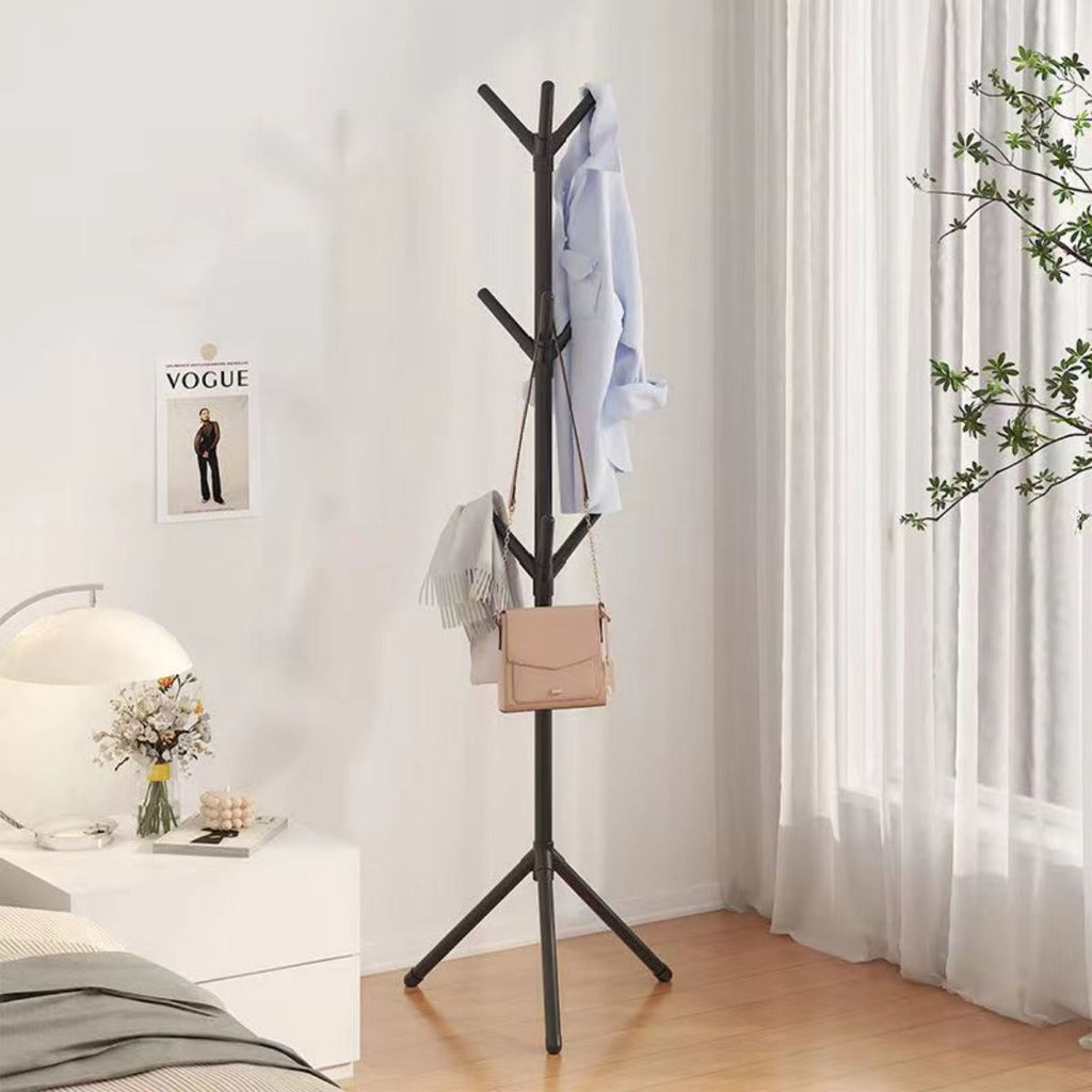 Coat Hook Wall Mounted Plastic Tree Branch Design Black or White 3