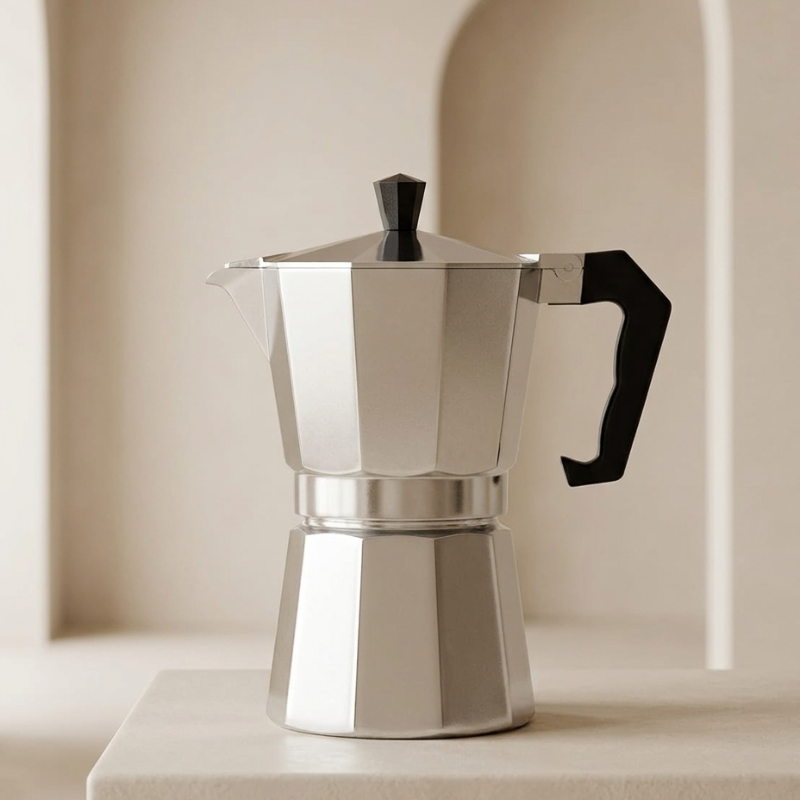 Coffee Maker Stovetop 1 Cup Compact 7.5 in Height