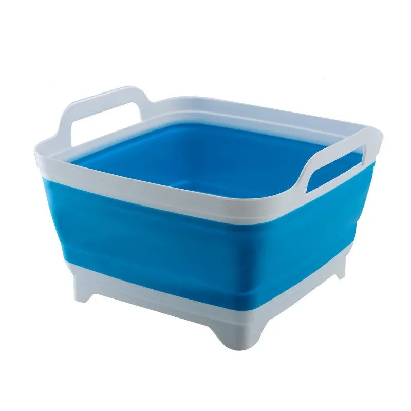 Collapsible 9L Plastic Sink - Space-Saving Design for Efficient Washing 4