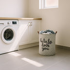 Collapsible Laundry Basket - Durable, Foldable Storage with Handles 1