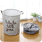 Collapsible Laundry Basket - Durable, Foldable Storage with Handles 2