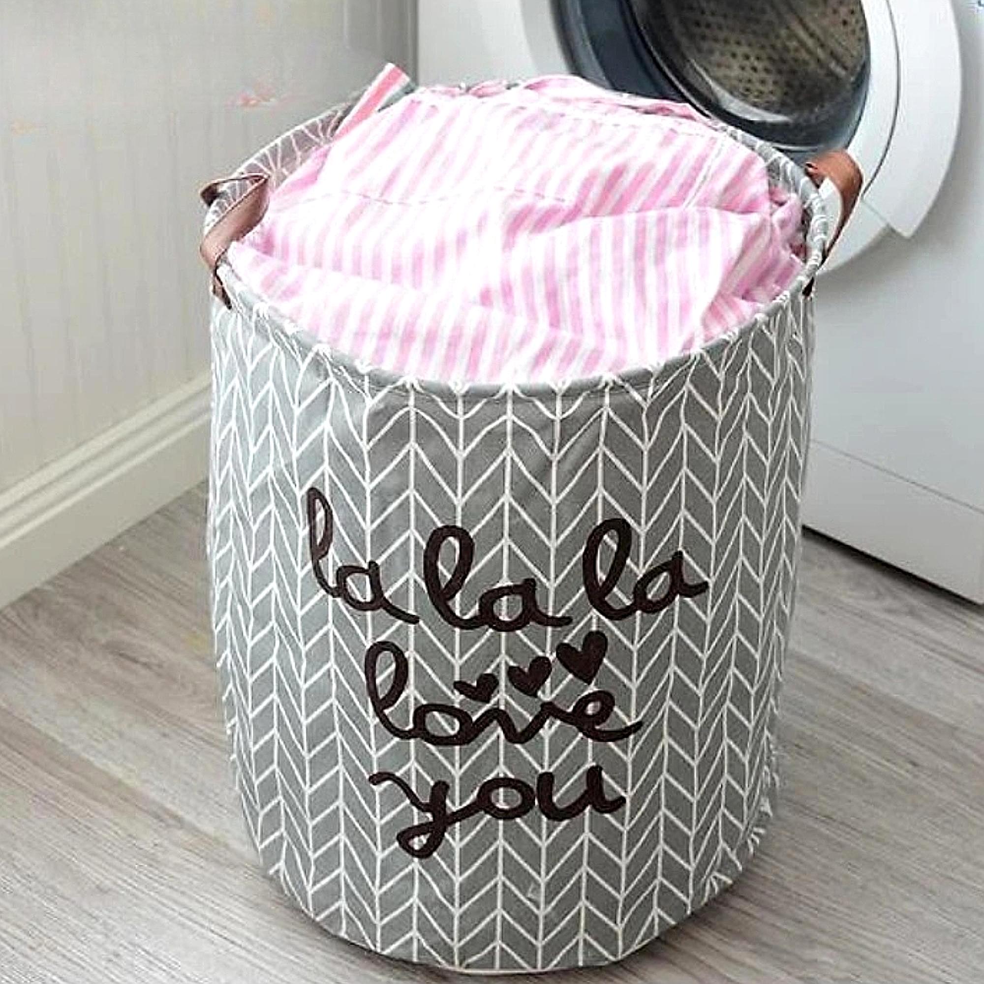Collapsible Laundry Basket - Durable, Foldable Storage with Handles 3