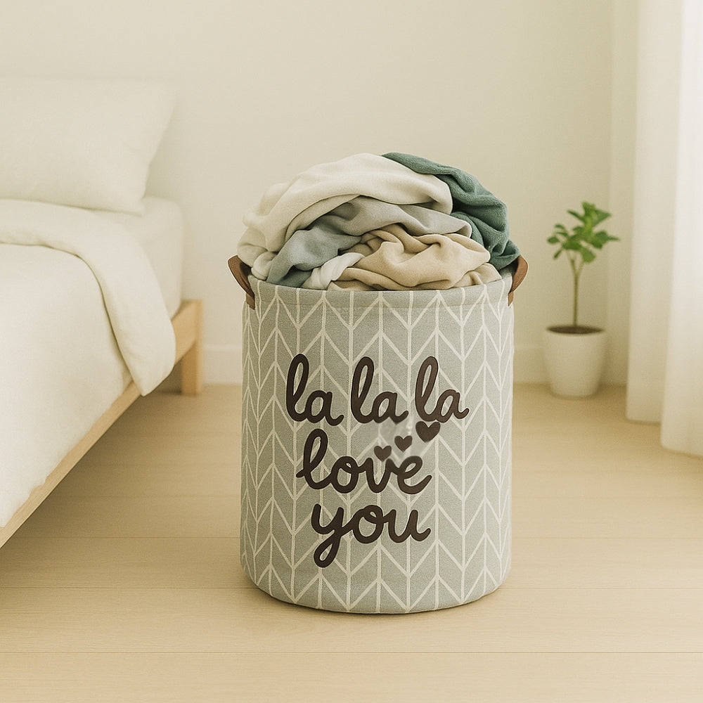 Collapsible Laundry Basket - Durable, Foldable Storage with Handles 4