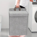 Collapsible Laundry Basket - Space-Saving Wall-Mounted Hamper 3