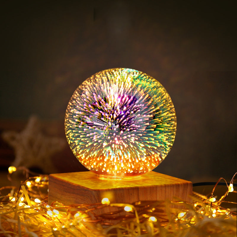 Colorful Glass Ball LED Table Lamp - Modern Design for Any Room 1