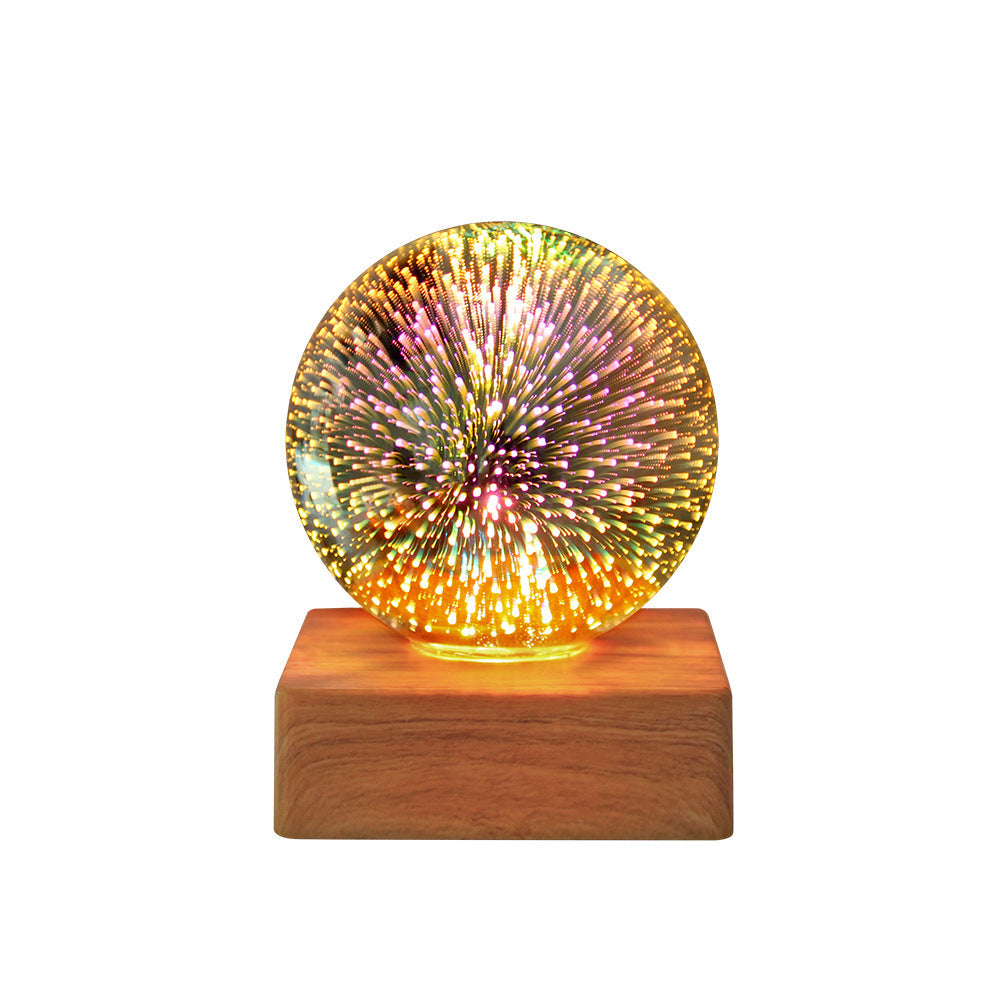 Colorful Glass Ball LED Table Lamp - Modern Design for Any Room 2