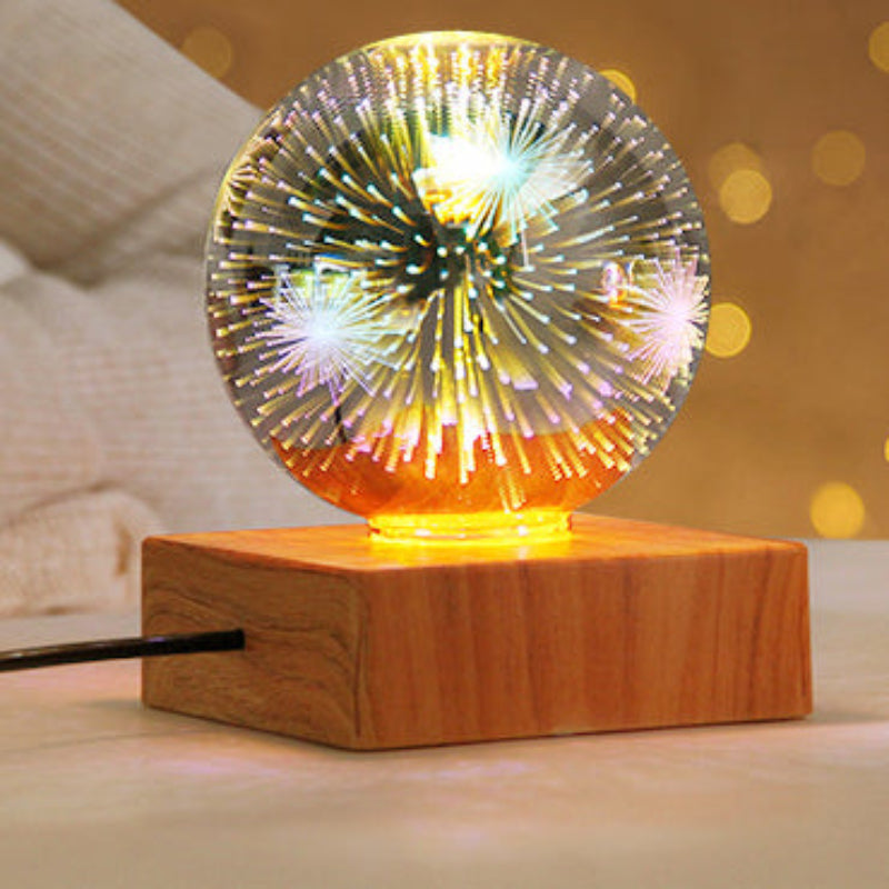 Colorful Glass Ball LED Table Lamp - Modern Design for Any Room 6
