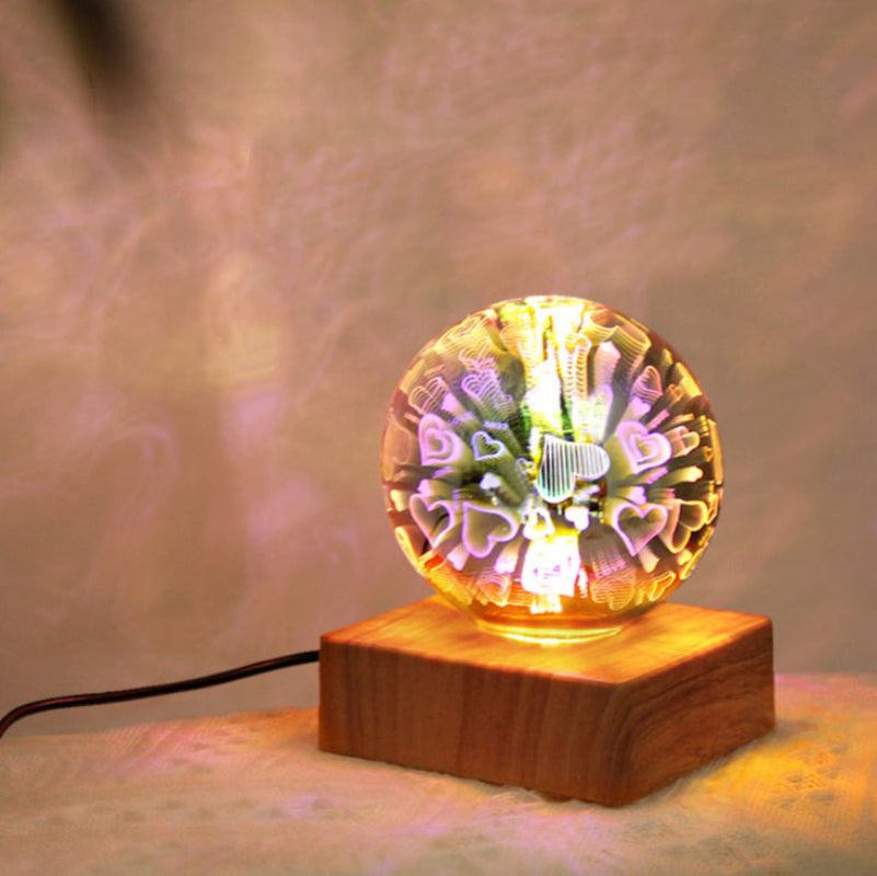 Colorful Glass Ball LED Table Lamp - Modern Design for Any Room 7
