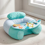 Comfy Baby Sofa Inflatable Sitting Support Cushion With Play Tray