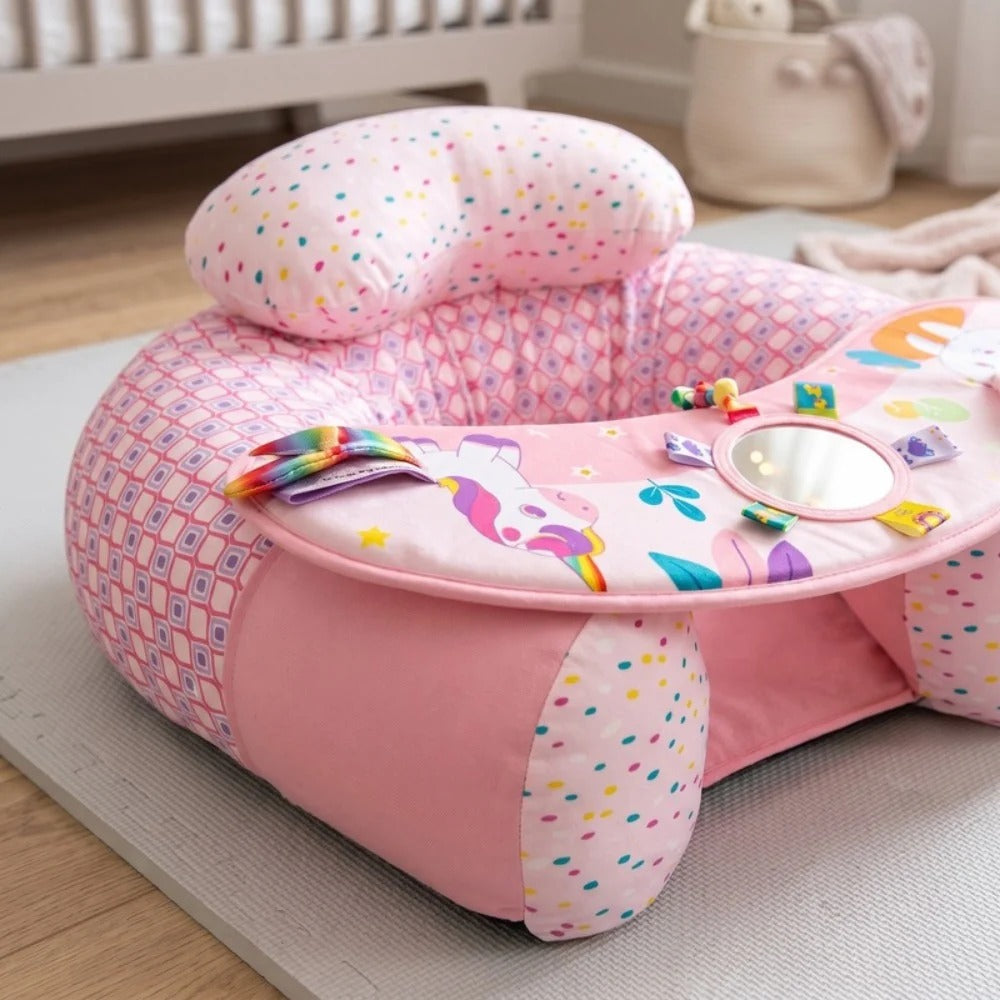 Comfy Baby Sofa Inflatable Sitting Support Cushion With Play Tray 4