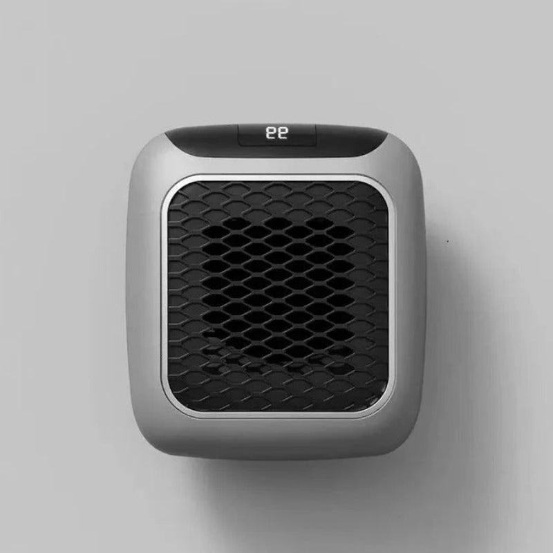 Compact 800W Electric Heater with Adjustable Thermostat – Portable Space Heater for Bedroom and Home Office, Whisper-Quiet Operation 0