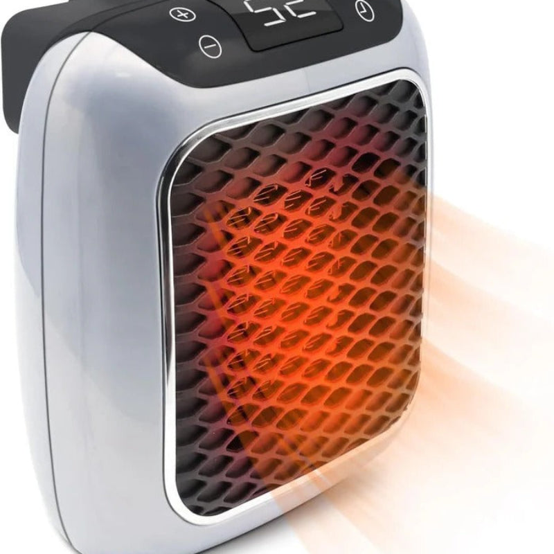 Compact 800W Electric Heater with Adjustable Thermostat – Portable Space Heater for Bedroom and Home Office, Whisper-Quiet Operation 3