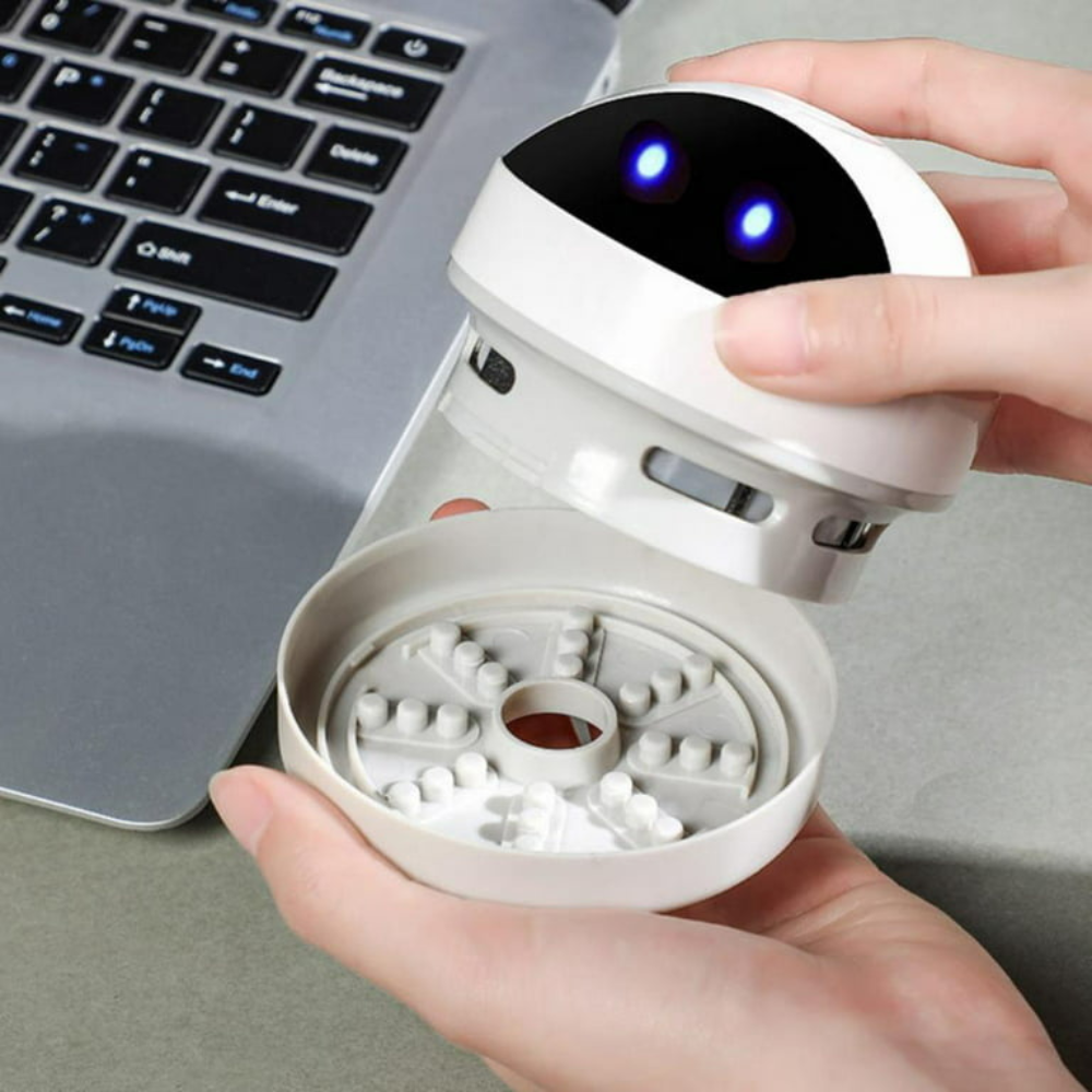 Compact USB Mini Desk Vacuum Cleaner with Powerful Suction – Cordless ...