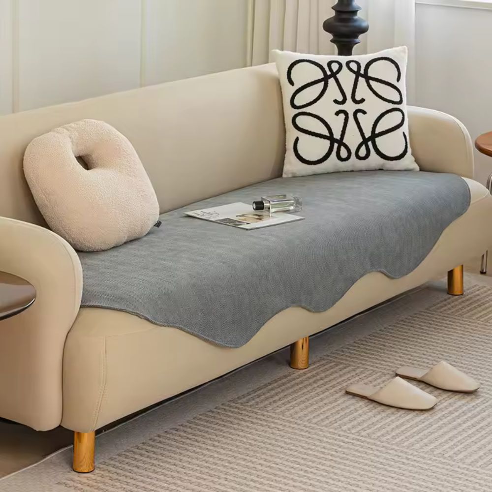 Contour Fit Sofa Cover - Soft Non-Slip Protection for All Seasons 2