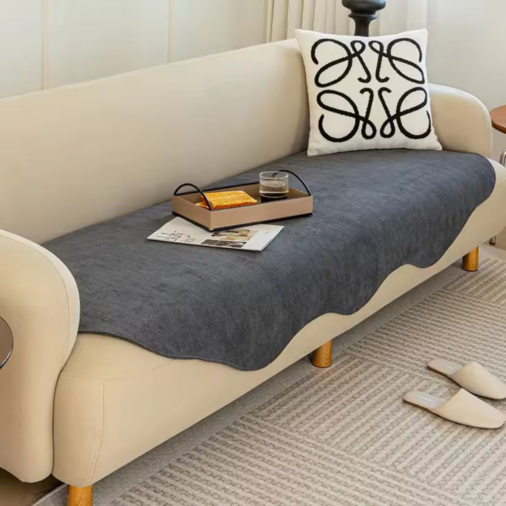 Contour Fit Sofa Cover - Soft Non-Slip Protection for All Seasons 4