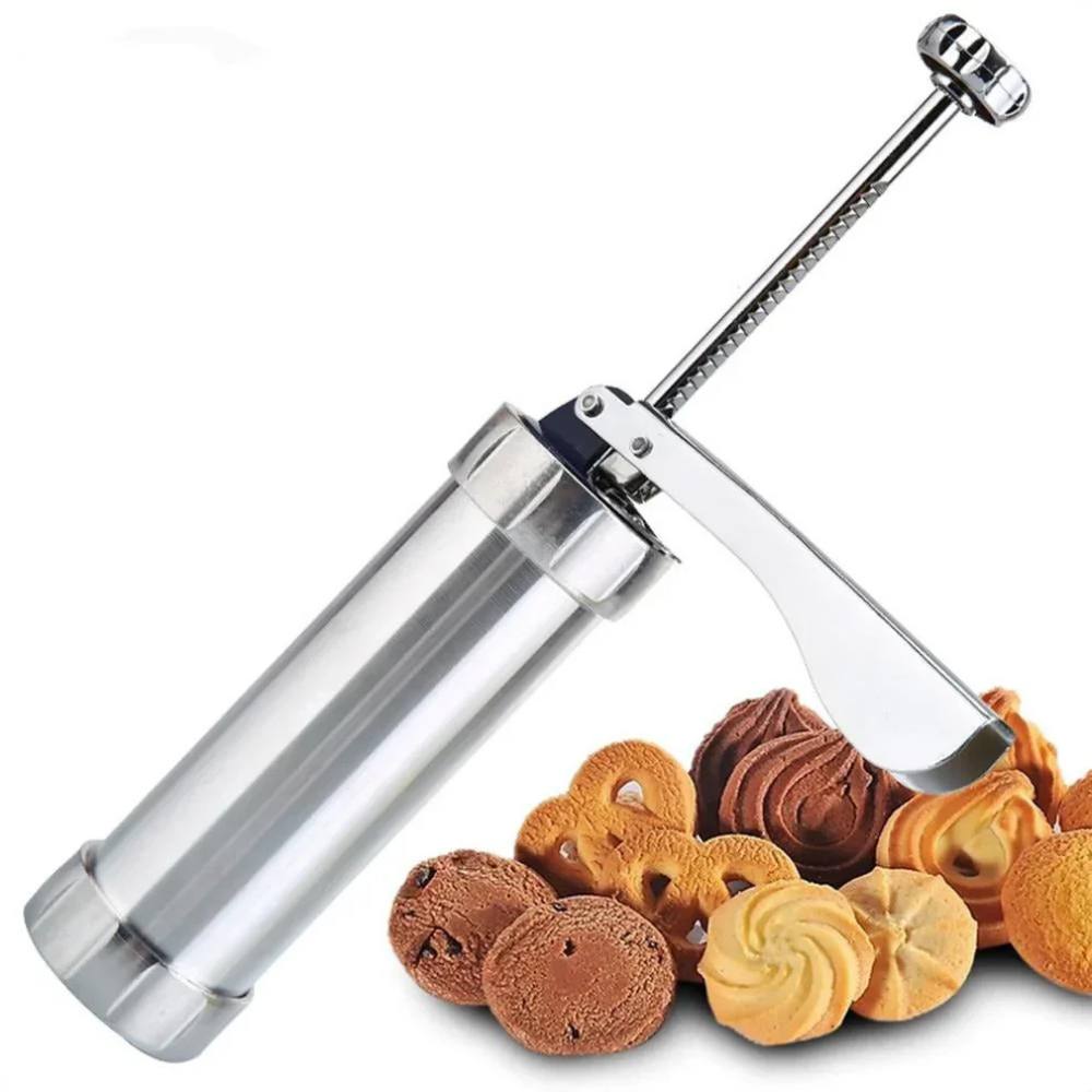 Cookie Press - Create Perfectly Shaped Cookies with 20 Discs & 4 Nozzles 1