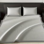 Cooling Mattress Protector Queen - Breathable Ice Silk for Hot Sleepers 4