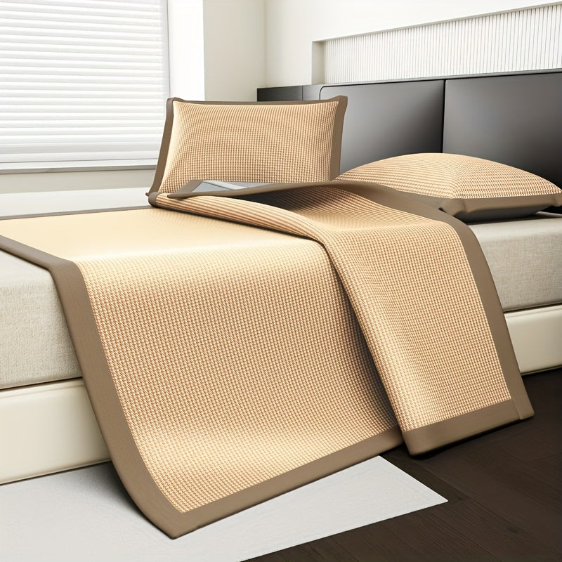 Cooling Mattress Protector Queen - Breathable Ice Silk for Hot Sleepers 7