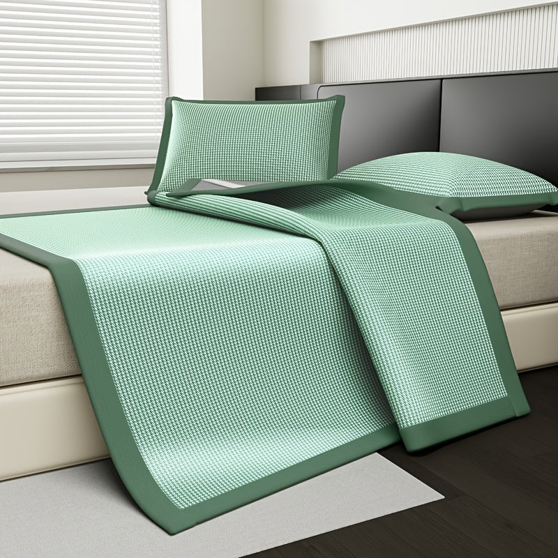 Cooling Mattress Protector Queen - Breathable Ice Silk for Hot Sleepers 9