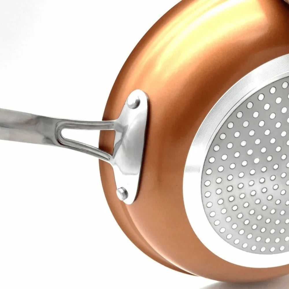 Copper Cooking Pan - Best Non-Stick Cookware for Induction & Oven Use 5
