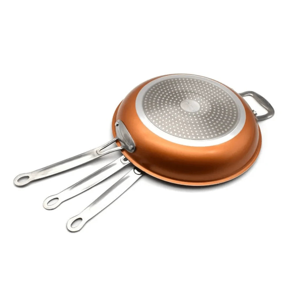Copper Cooking Pan - Best Non-Stick Cookware for Induction & Oven Use 6
