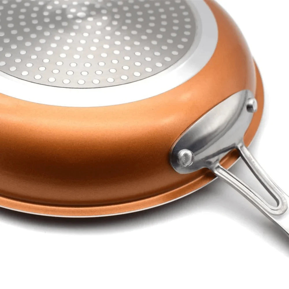 Copper Cooking Pan - Best Non-Stick Cookware for Induction & Oven Use 7