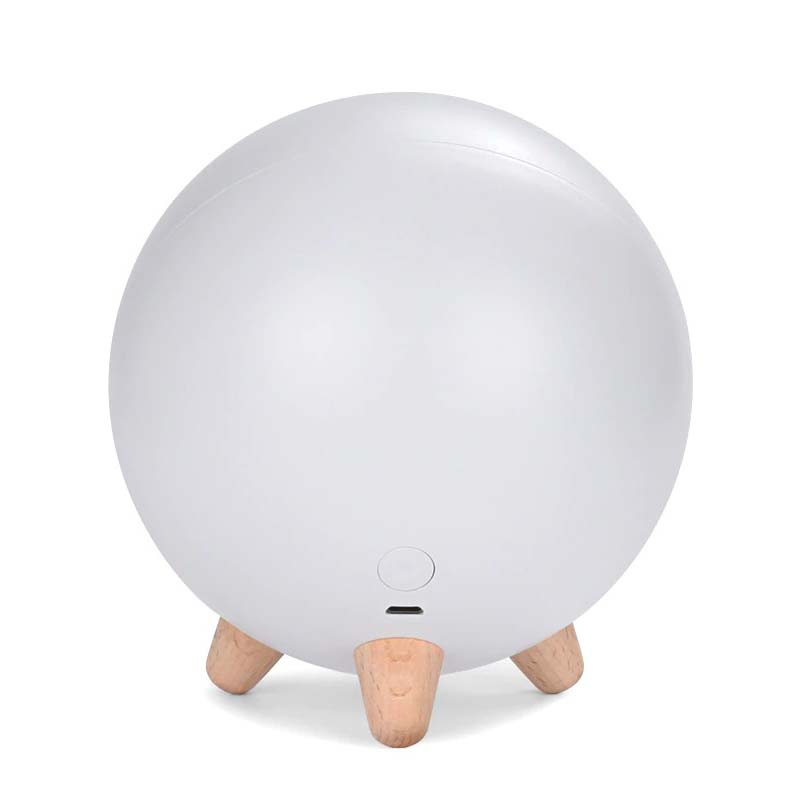 Cordless Cat Bedside Lamp - Soft Glow & Touch Control for Kids 5