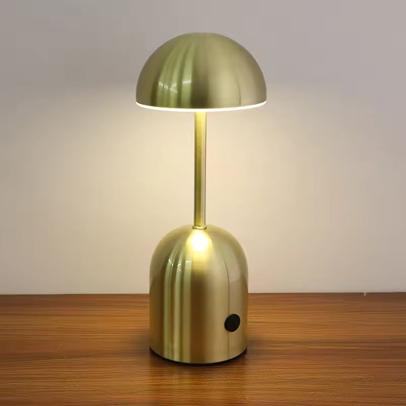 Cordless Desk Lamp, Metal Body, Rechargeable Battery, Dimmable LED 4