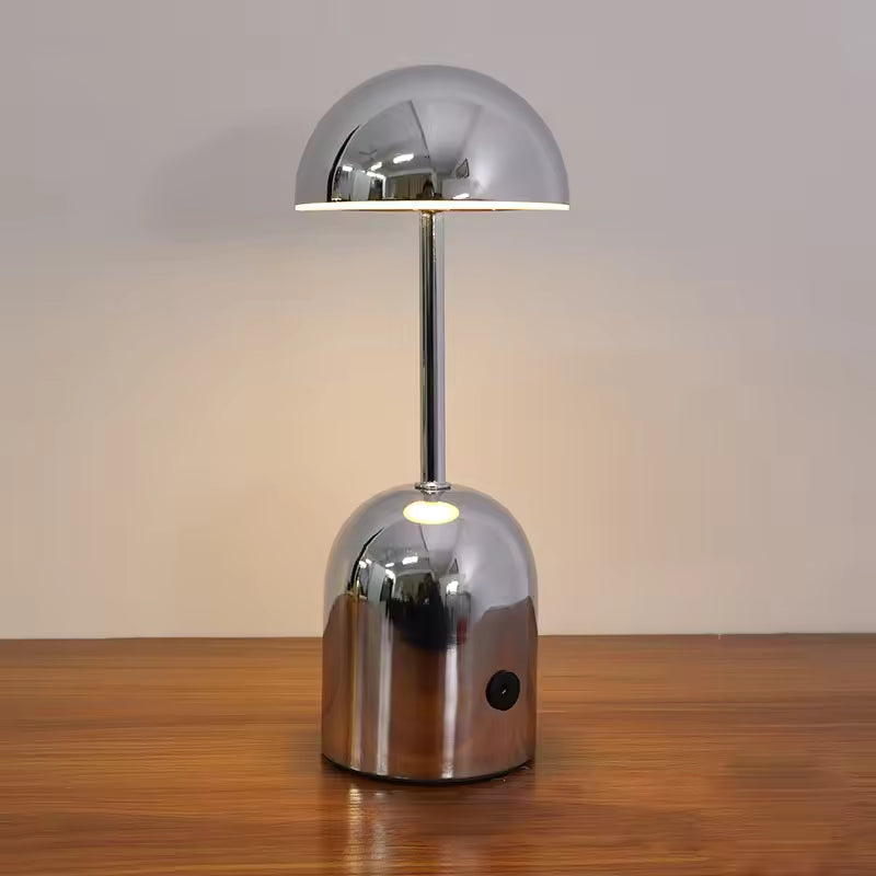Cordless Desk Lamp, Metal Body, Rechargeable Battery, Dimmable LED 5